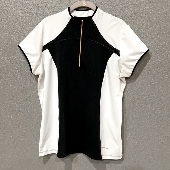 Cutter & Buck Tops - Cutter & Buck Golf Top Annika color block size XL